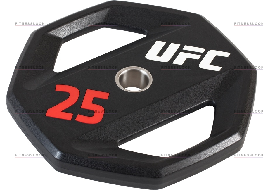 UFC олимпийский 25 кг 50 мм из каталога дисков (блинов) для штанг и гантелей в Челябинске по цене 35990 ₽