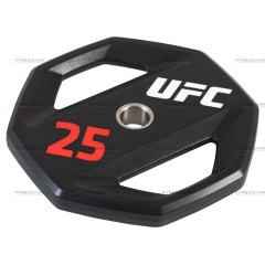 UFC олимпийский 25 кг 50 мм из каталога дисков (блинов) для штанг и гантелей в Челябинске по цене 48620 ₽