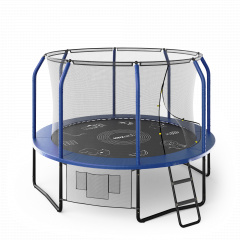 Unix Line Supreme Game 10FT / 305 см  (Blue) из каталога батутов с защитной сеткой в Челябинске по цене 32390 ₽