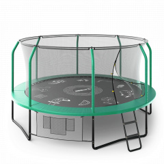 Unix Line Supreme Game 14FT (Green) / 427 см из каталога батутов в Челябинске по цене 49890 ₽