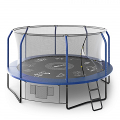 Unix Line Supreme Game 14FT (Blue) / 427 см из каталога батутов в Челябинске по цене 49890 ₽