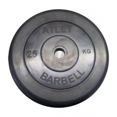 Диск для штанги MB Barbell Atlet 51 мм - 25 кг в Челябинске по цене 11292 ₽