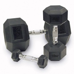 Body Solid гексагональная 60 кг. SDRK60 из каталога обрезиненных гантелей в Челябинске по цене 28956 ₽