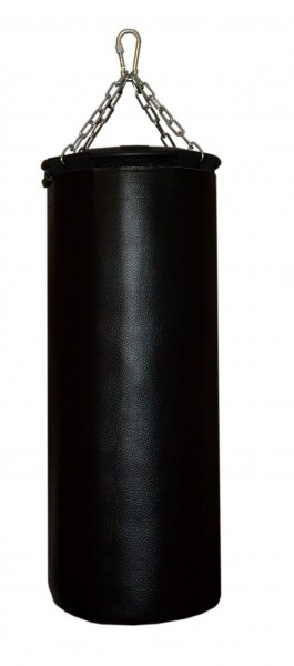 Рокки 180х40 см. 75, кг. кожа черный из каталога боксерских мешков и груш в Челябинске по цене 42820 ₽